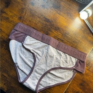 PINK Victoria's Secret Mauve & Tan Panties
